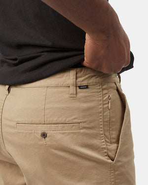 Beige Men's Organic Cotton Twill Shorts