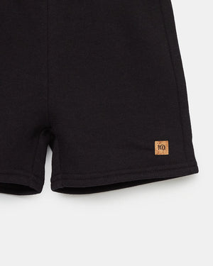 Black-Kids-Organic-Cotton-Fleece-Short