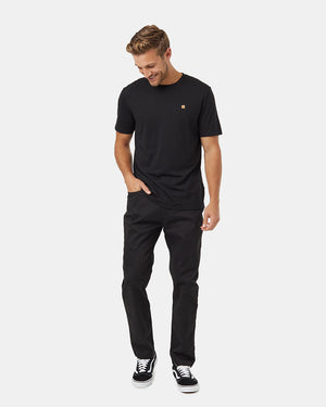 Black-Mid-Rise-Full-Length-Slim-Fit-Pant