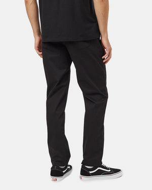Black-Mid-Rise-Full-Length-Slim-Fit-Pant