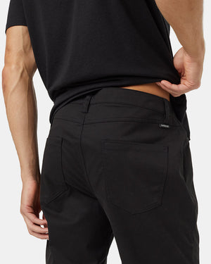 Black-Mid-Rise-Full-Length-Slim-Fit-Pant