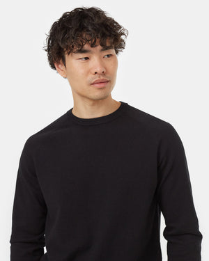 Black-Organic-Cotton-Crew-Neck-Sweater