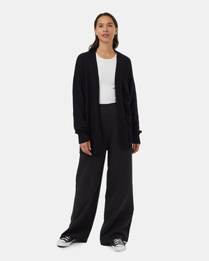 Black-Organic-Cotton-Relaxed-Fit-Cardigan