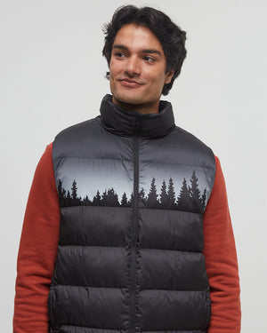 Black-Recycled-Polyester-Insulated-Puffer-Graphic-Vest