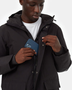 Black-Water-Repellent-Hooded-Long-Parka