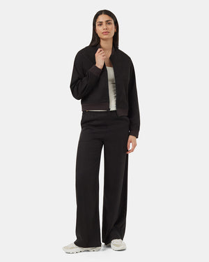 Black-Water-Repellent-Long-Sleeve-Bomber-Jacket