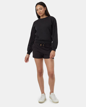 Black-Womens-Organic-Cotton-Shorts