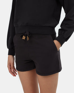 Black-Womens-Organic-Cotton-Shorts