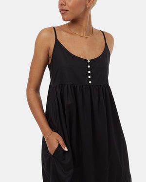 Black-Womens-Tencel-Tiered-Cami-Dress