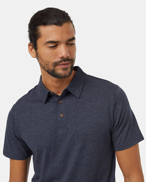 Blue-Mens-Short-Sleeve-Polo-Neck-T-Shirt