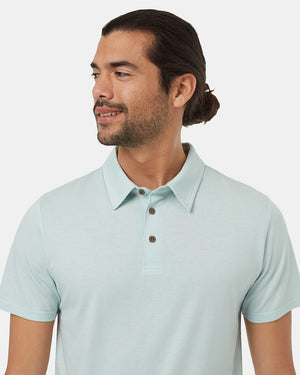 Blue-Mens-Short-Sleeve-Polo-Neck-T-Shirt