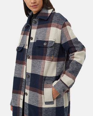 Blue-Relaxed-Fit-Knee-Length-Long-Jacket