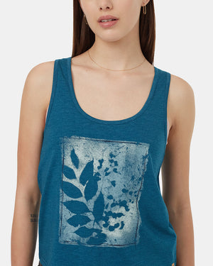 Blue-Scoop-Neck-Graphic-Tank-Top