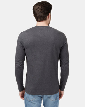 Blue Men's Long Sleeve Crew Neck Sweatshirt