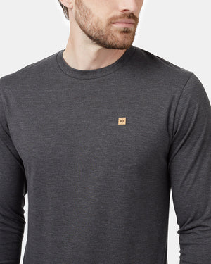 Blue Men's Long Sleeve Crew Neck Sweatshirt