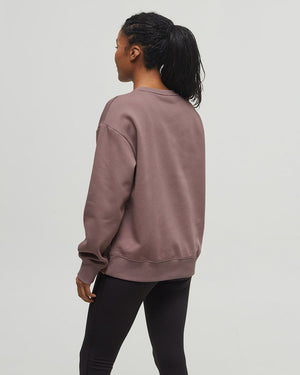 Brown-Crew-Neck-Graphic-Longsleeve-Sweatshirt