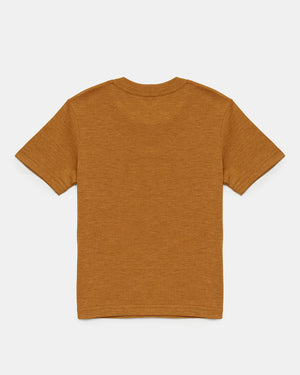 Brown-Eco-Friendly-Crew-Neck-Graphic-T-Shirt