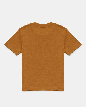 Brown-Eco-Friendly-Crew-Neck-Graphic-T-Shirt