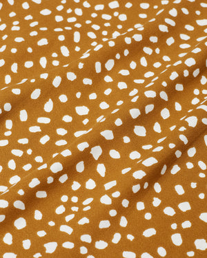 Brown-High-Rise-Patterned-Pull-On-Shorts