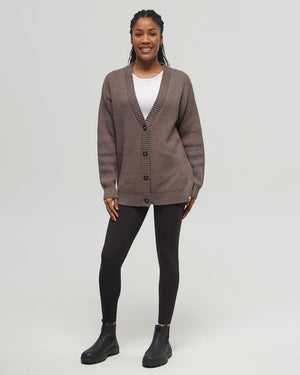 Brown-Women_s-Oversized-Long-Wool-Cardigan
