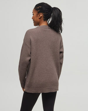 Brown-Women_s-Oversized-Long-Wool-Cardigan
