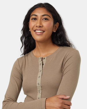 Brown-Womens-Crewneck-Shirt