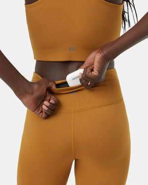 Brown-Womens-High-Waisted-Leggings
