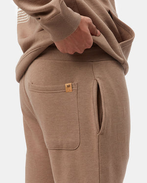 Brown Men's Organic Cotton Graphic Sweatpants