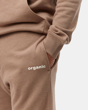 Brown Men's Organic Cotton Graphic Sweatpants