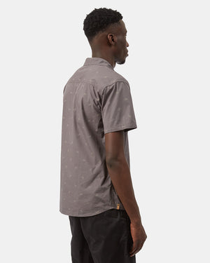 Gray Men's Button Up Shirt