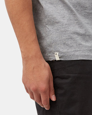 Gray Men's Organic Cotton Graphic Tee