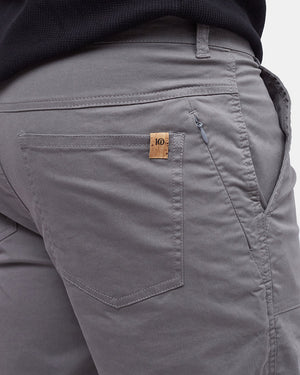 Gray Men's Organic Cotton Twill Joggers