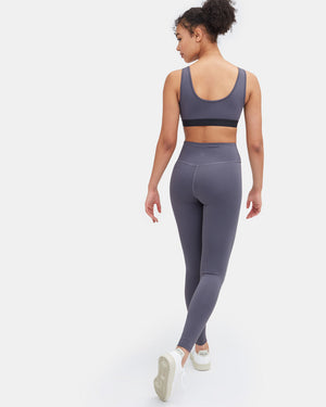 Gray Women's High-Waisted Leggings