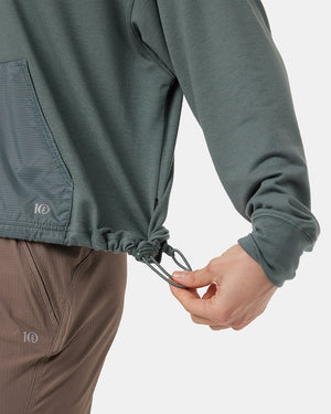 Green-Contrast-Details-Oversized-Hoodie