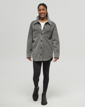 Green-Corduroy-Oversized-Fit-Shirt-Jacket