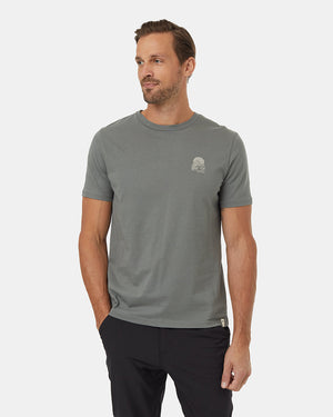 Green-Crew-Neck-Graphic-Shortsleeve-T-Shirt
