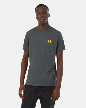 Green-Crew-Neck-Short-Sleeve-Graphic-T-Shirt