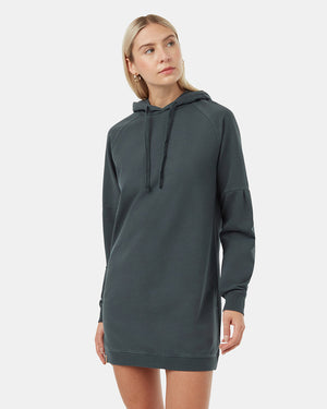 Green-Fleece-Pullover-Dress