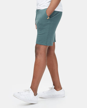Green Men's Organic Cotton French Terry Sweatshorts