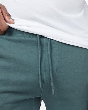 Green Men's Organic Cotton French Terry Sweatshorts