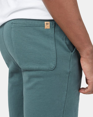 Green Men's Organic Cotton French Terry Sweatshorts