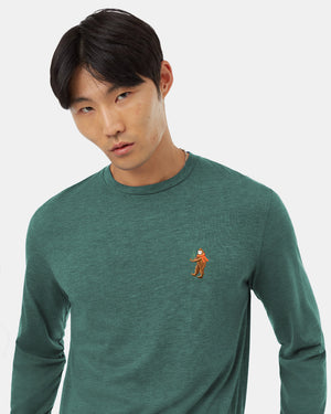 Green-Mens-Embroidered-Longsleeve