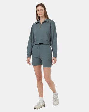 Green-Mock-Collar-14-Zip-Up-Fleece