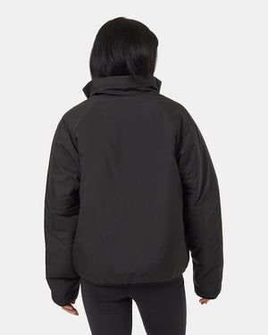 Green-Mock-Neck-Oversized-Fit-Fleece-Zip-Up