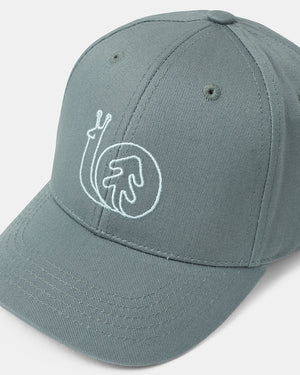 Green-Organic-Cotton-Snap-Closure-Baseball-Cap
