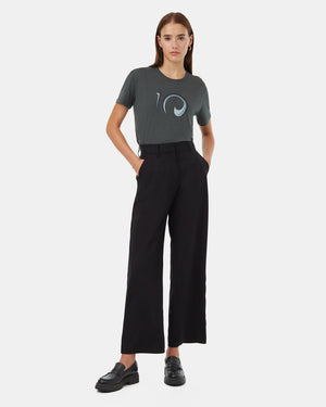 Green-Recycled-Polyester-Graphic-T-Shirt