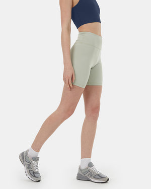 Green Women's High-Rise Biker Short 
