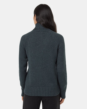 Green-Women_s-Ribbed-Wool-Turtleneck