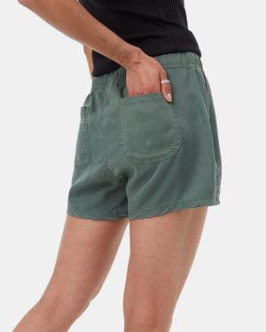 Green-Womens-Casual-Summer-Shorts