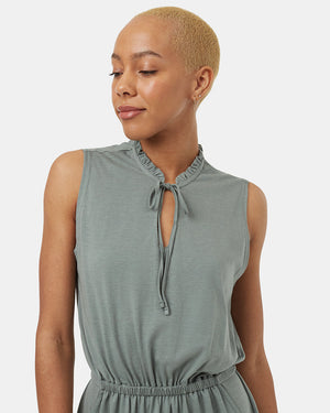 Green-Womens-Recycled-Polyester-Dress